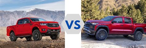 2023 Ford Ranger Vs Chevy Colorado