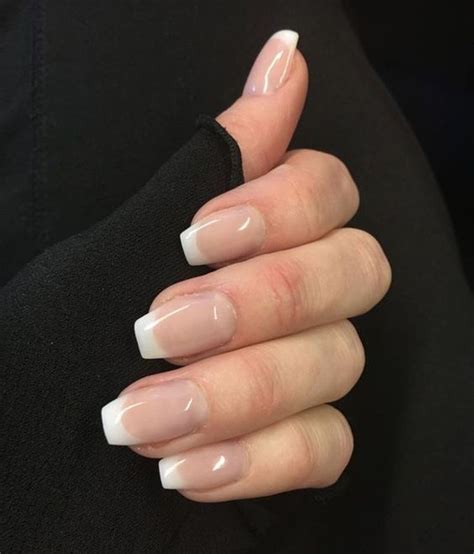 How To Perfectly Shape Your Coffin Nails In French Tip Nail