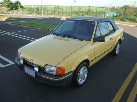 Ford Escort Xr Convers Vel Puro Glamour Carros Antigos A Venda