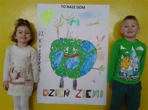 22 kwietnia Dniem Ziemi plakat pomysły na prace plastyczne w przedszkolu