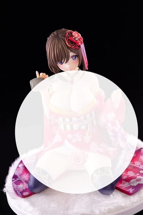 Immanant Figura De Anime Girl Ecchi Figura Original Kimono Pelado