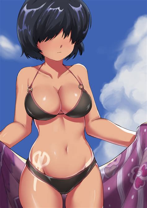 Chamame Urabe Mikoto Nazo No Kanojo X Commentary Highres 1girl Bikini Black Bikini Black