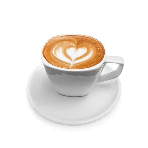 latte art coffee on white background 11043680 Stock Photo at Vecteezy