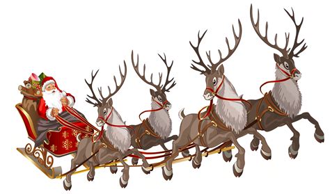 Santa Claus With Sleigh Png Clipart Image Gallery Yopriceville High