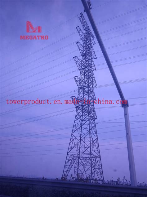 Megatro Power Kv Line Lattice Tower Kv Dc Suspension Power Tower