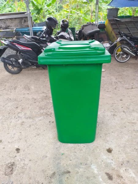 Jual Tempat Sampah Fiberglass Dorong 240liter Di Lapak PELANGI