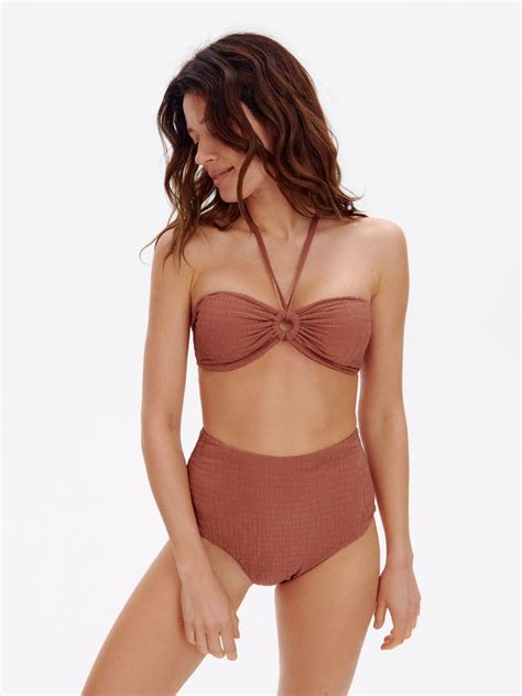 Góra od bikini Kolor brązowy RESERVED 4318U 88X