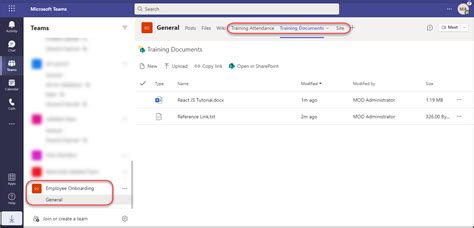 Create A Microsoft Team And Add Site Resources As Tabs From Sharepoint