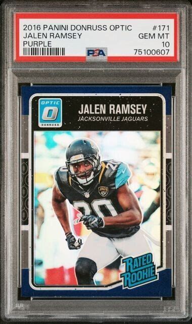 Jalen Ramsey Optic Purple Price Guide Sports Card Investor