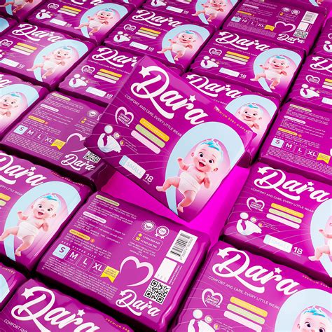 Dara Babe Diapers Packaging Design Images Behance