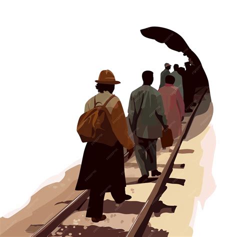 Premium Vector | Underground railroad 12