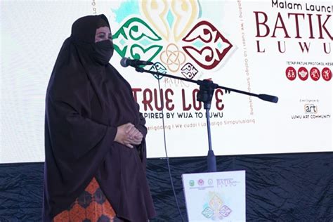 Bupati Luwu Launching Motif Batik Luwu Produk Dekranasda Ini