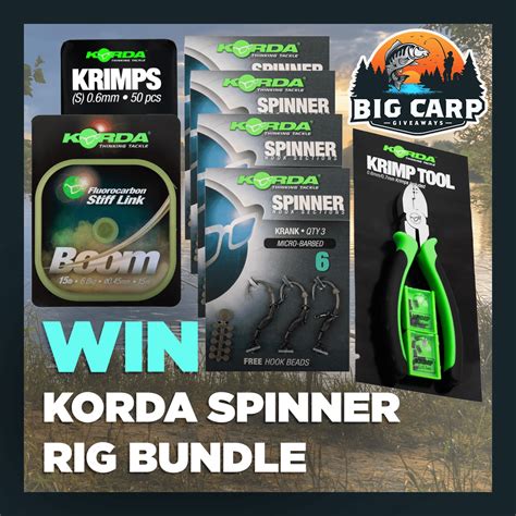 Korda Spinner Rig Bundle Big Carp Giveaways