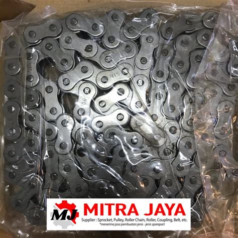 Jual Roller Chain Rs B Senqcia Hitachi Rantai Single Bristish B