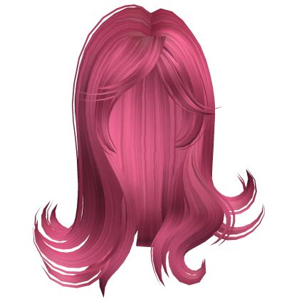 Anime Cyber Punk Swirly Spiky Hair Hot Pink Roblox