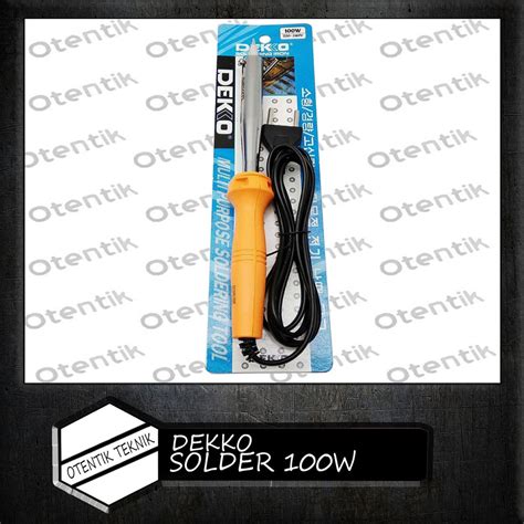 Jual Dekko Soldering Iron W Deko Solder W Solder Deko