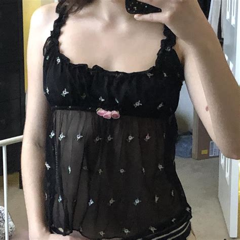 Vintage Victorias Secret Lingerie Tank Cami Depop