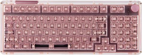 Amazon Kiiboom Phantom Hot Swappable Crystal Gasket Mounted Mechanical Keyboard Triple