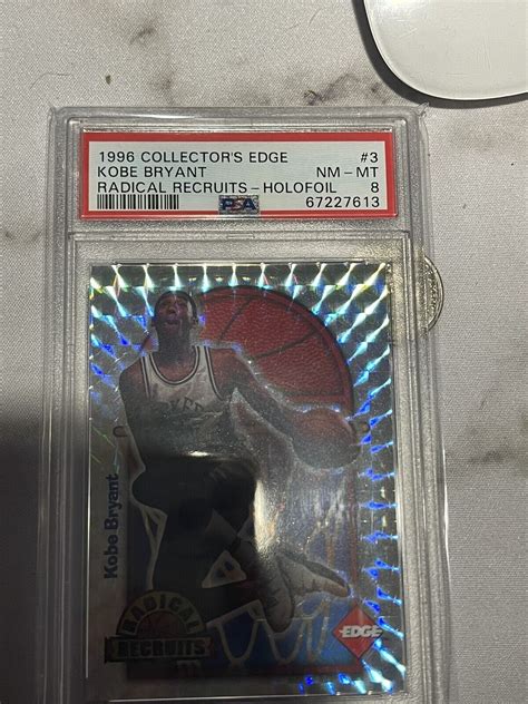 1996 Collector S Edge Rookie Rage Radical Recruits Holofoil 3 Kobe