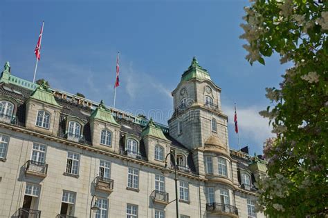 Old Architecture in Downtown Center Part of Oslo in Norway Stock Photo ...