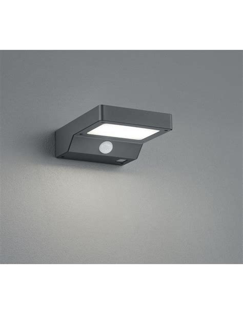 Applique Fomosa Led Antracite Ip Con Sensore Movimento Ad Energia