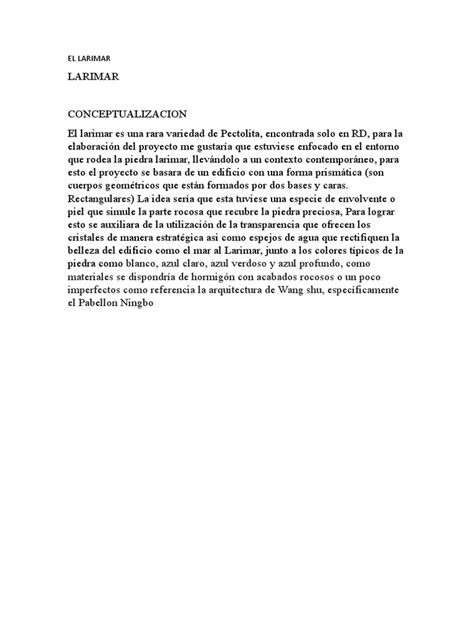El Larimar Pdf