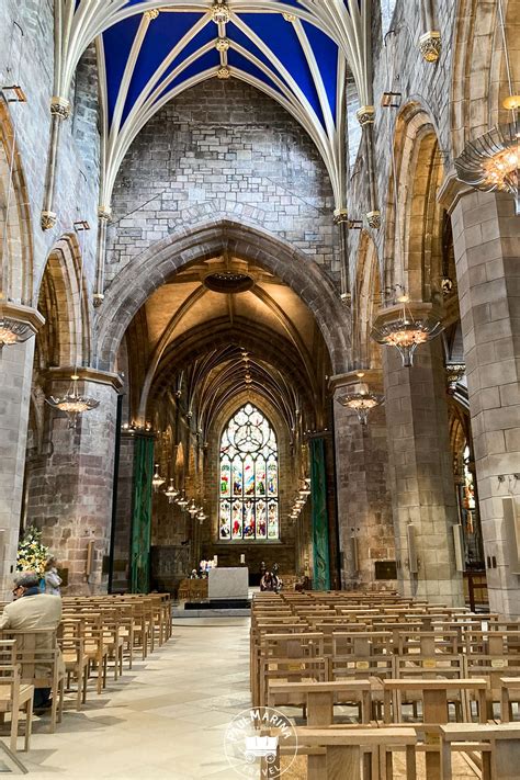 Visiting St Giles' Cathedral In Edinburgh Scotland