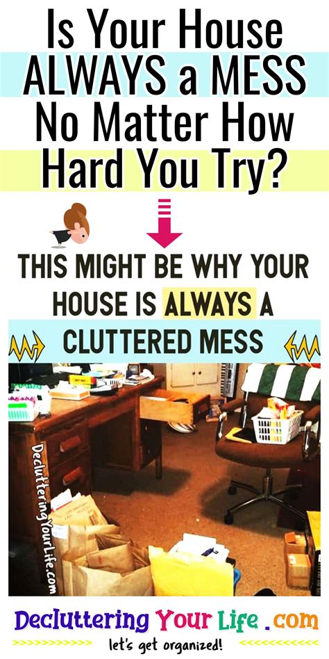 Messy House? 4 Reasons WHY Your House Is Always a Mess & How To FIX It