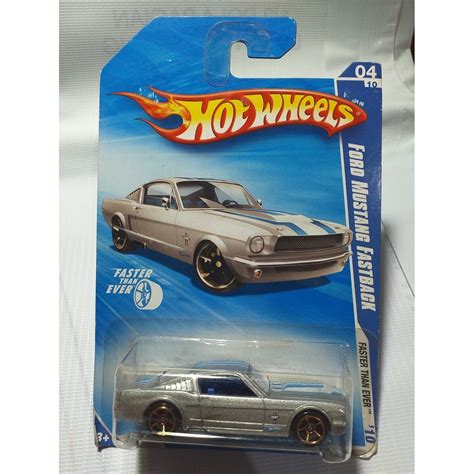 Jual Hot Wheels Ford Mustang Fastback Silver Polos Fte Shopee Indonesia