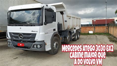 CAMINHÃO MERCEDES ATEGO 3030 8X2 CABINE MAIOR QUE VOLVO VM ep 91