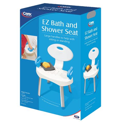 Carex Ez Bath And Shower Chair With Handles By Carex Health Brands