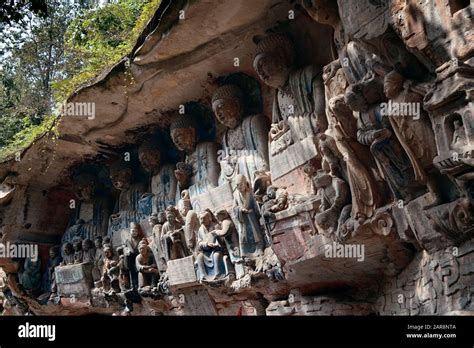Dazu Rock Carvings As The World Heritage Site Located In Suburb
