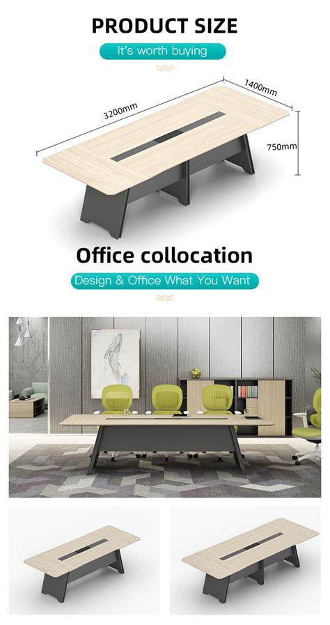 6 Seater Office Meeting Table | MIGE Office Furniture