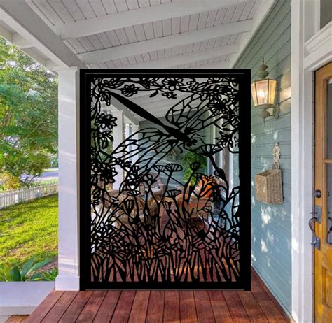 Pedestrian Metal Gate Driveway Entry Decorative Gate | Etsy