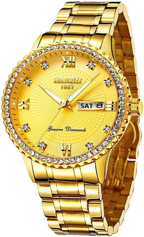 Gold Diamond Watches For Men