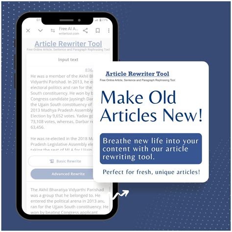 How our AI rewrites your content | Aticle Rewriter Tool posted on the ...