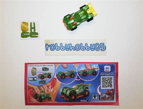 HOT WHEELS MACCHINE A SCELTA EN373 EN424A KINDER SORPRESA ITALIA