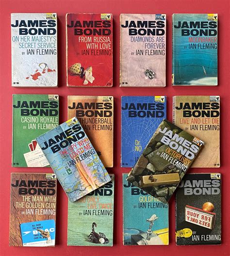 James Bond paperback covers (Pan Books, 1963–1967) - Fonts In Use