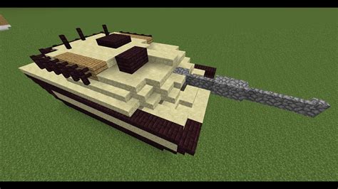 как построить танк в minecraft - YouTube
