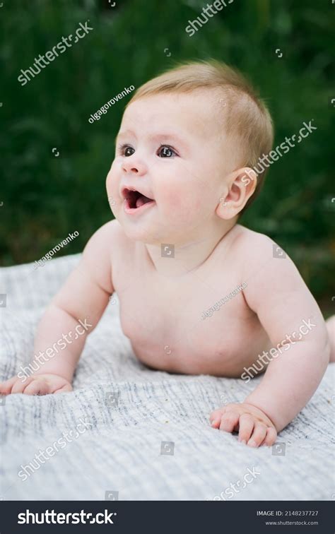 Cute Funny Naked 6 Month Old Stock Photo 2148237727 Shutterstock