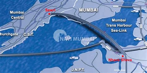 Sewri Navi Mumbai Sea Link Focus Of The Mumbai Trans Harbour Link
