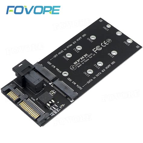 M.2 To Sata Adapter U.2 Sff 8643 U2 To M2 Nvme Ssd Converter 22pin Sata ...