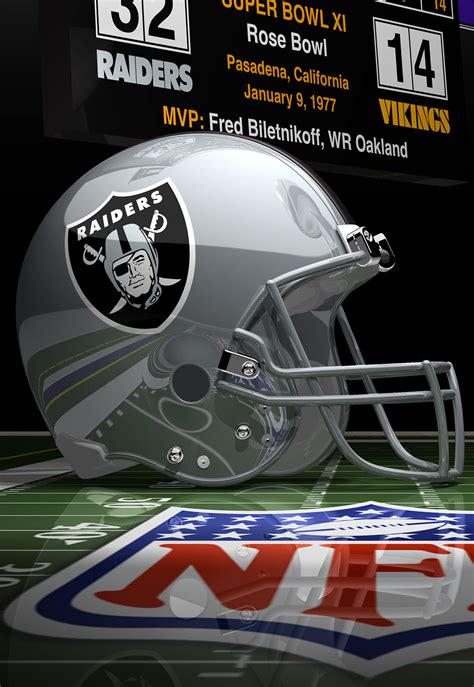 Oakland Raiders Super Bowl Xi Champions Championshipart The Art Of