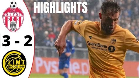 Bodo Glimt 3 2 Sepsi Europe Conference League 2023 24 Highlights