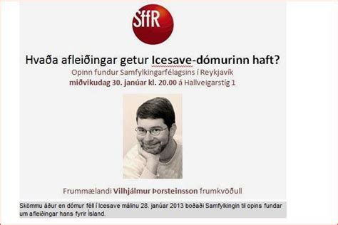 Sex R Fr Fundinum Fr Ga Sem Aldrei Var Haldinn Viljinn