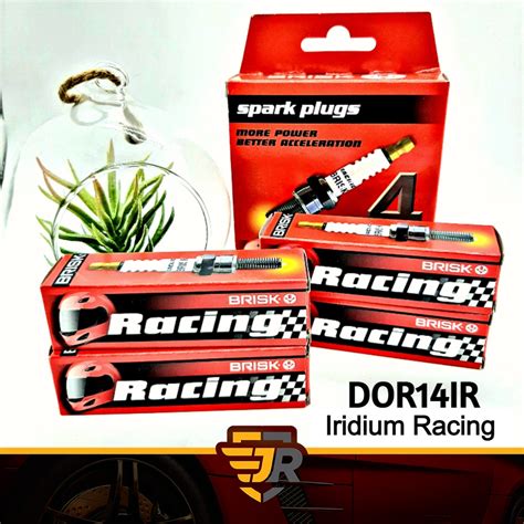 Brisk Iridium Racing Spark Plug RS4 A6 A7 A8 R8 Move Colt Mirage Silvia ...
