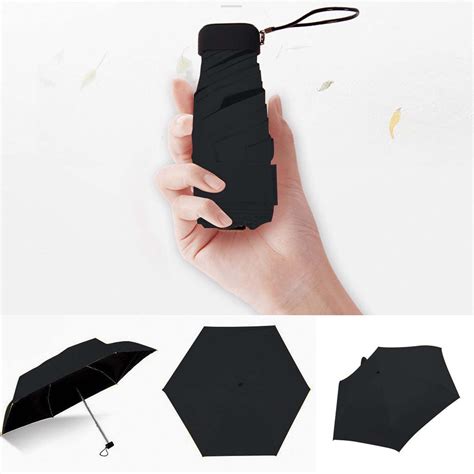 Blukids Travel Mini Umbrella for Purse With Case-Small Compact UV