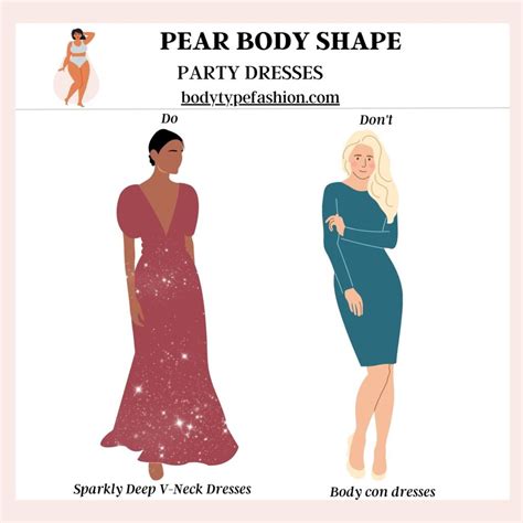 party dress style guide  pear body shape fashion   body type