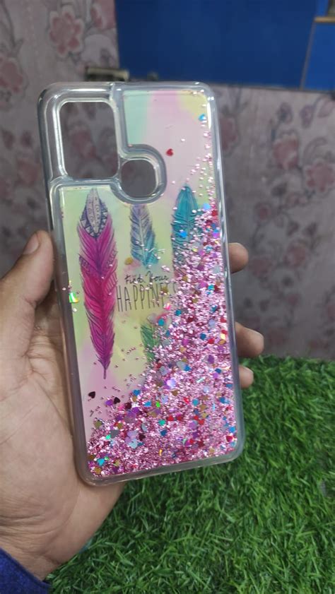 Infinix Hot S Back Cover Water Glitter Cover With Free Pop Socket Stylish Pop Socket Print