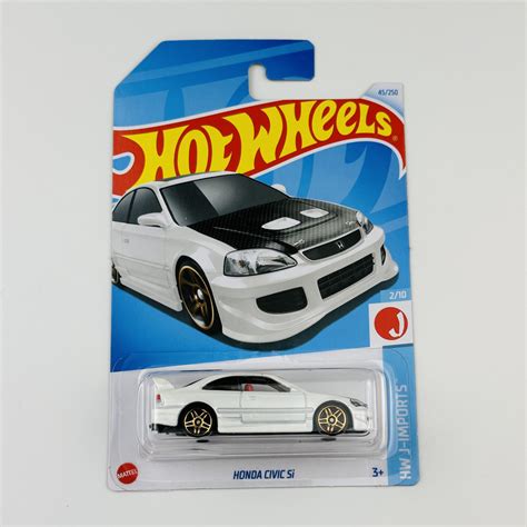 Машинка коллекционная Mattel Hot Wheels 2024 C4982 HONDA CIVIC Si купить с доставкой по